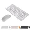 Wireless Keyboard Mouse Kit Slim Wireless Key Mouse Combo Portable Beautiful Power Saving Silent Button LED Indicator for Home