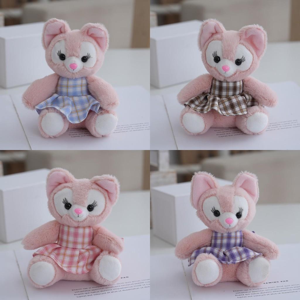 Fox Cute Linabell Plush Keychain With Pp Cotton Material For Bag Accessories