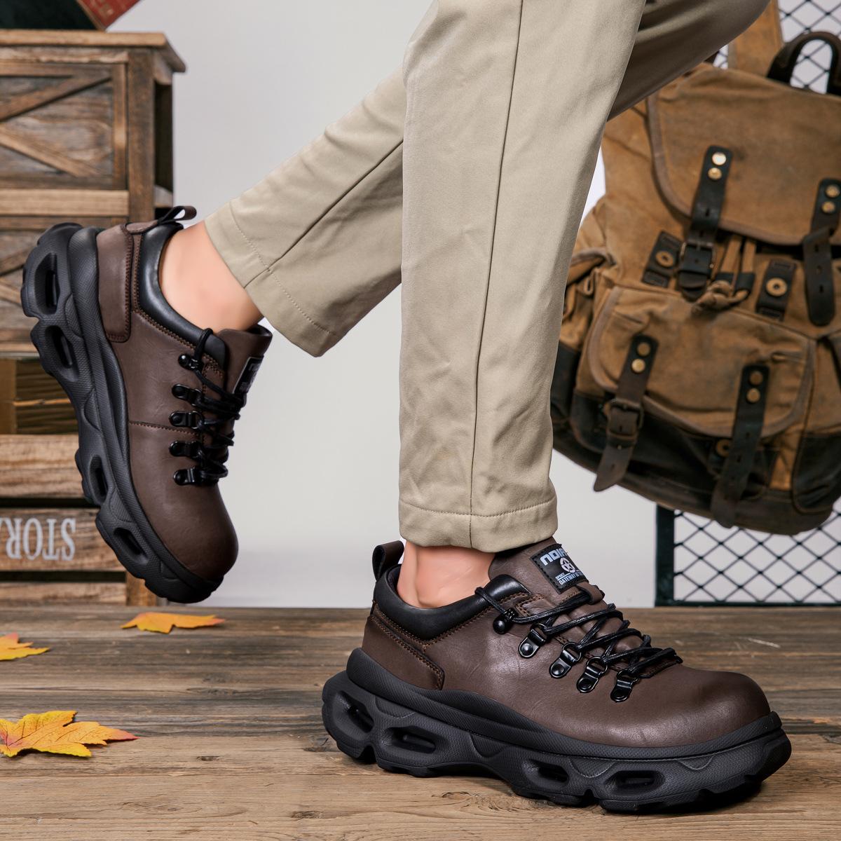 

Casual shoes men s 2025 autumn new fashion versatile derby shoes men s platform heightening dad shoes men s sports shoes 44