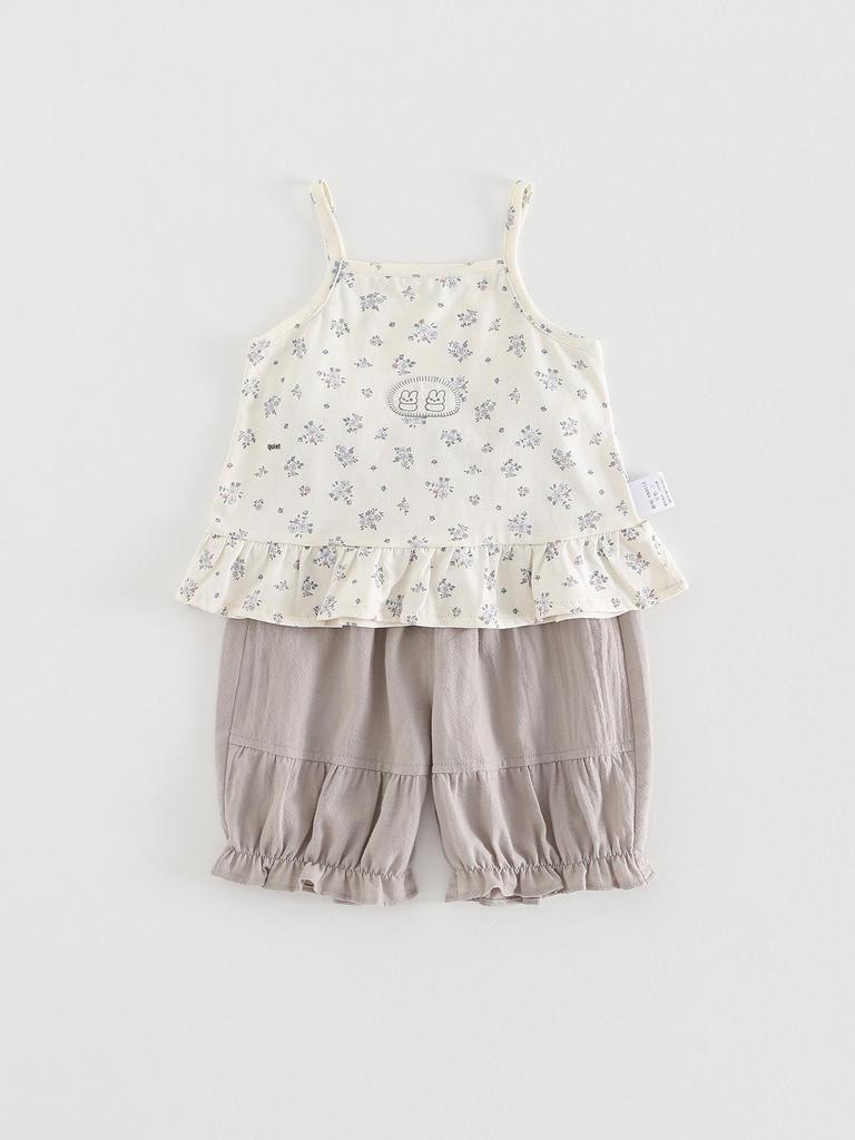 Stylish Summer Tank Top & Pants Set for Girls – Lightweight & Breathable Two-Piece Outfit