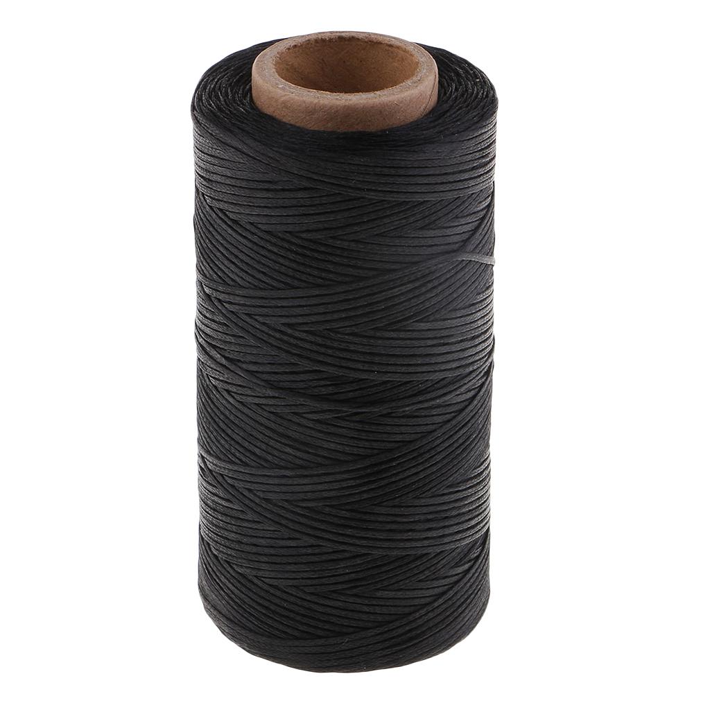 Durable 200 mm 210D Leather Waxed Thread Cord String for DIY