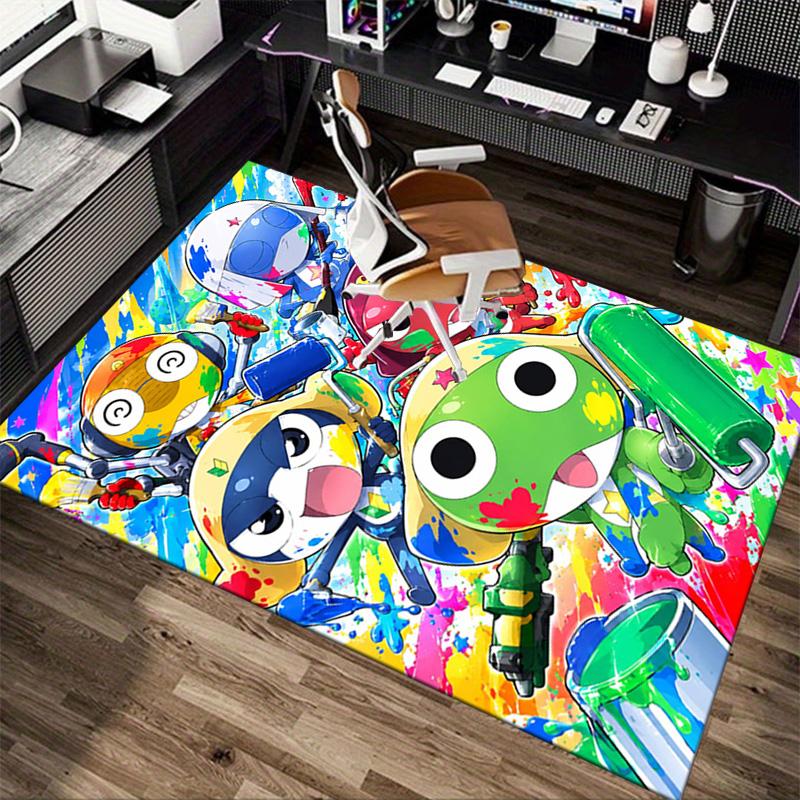 Colorful Characters Party Carpet For Playroom Bedroom Living Room Sofa Home Decorkids Game Area Rug Nonslip Floor Mat