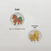 Chinese Zodiac Year of the Horse: 999 Fine Gold Mobile Phone Stickers - Festive Souvenir & Cultural Gift