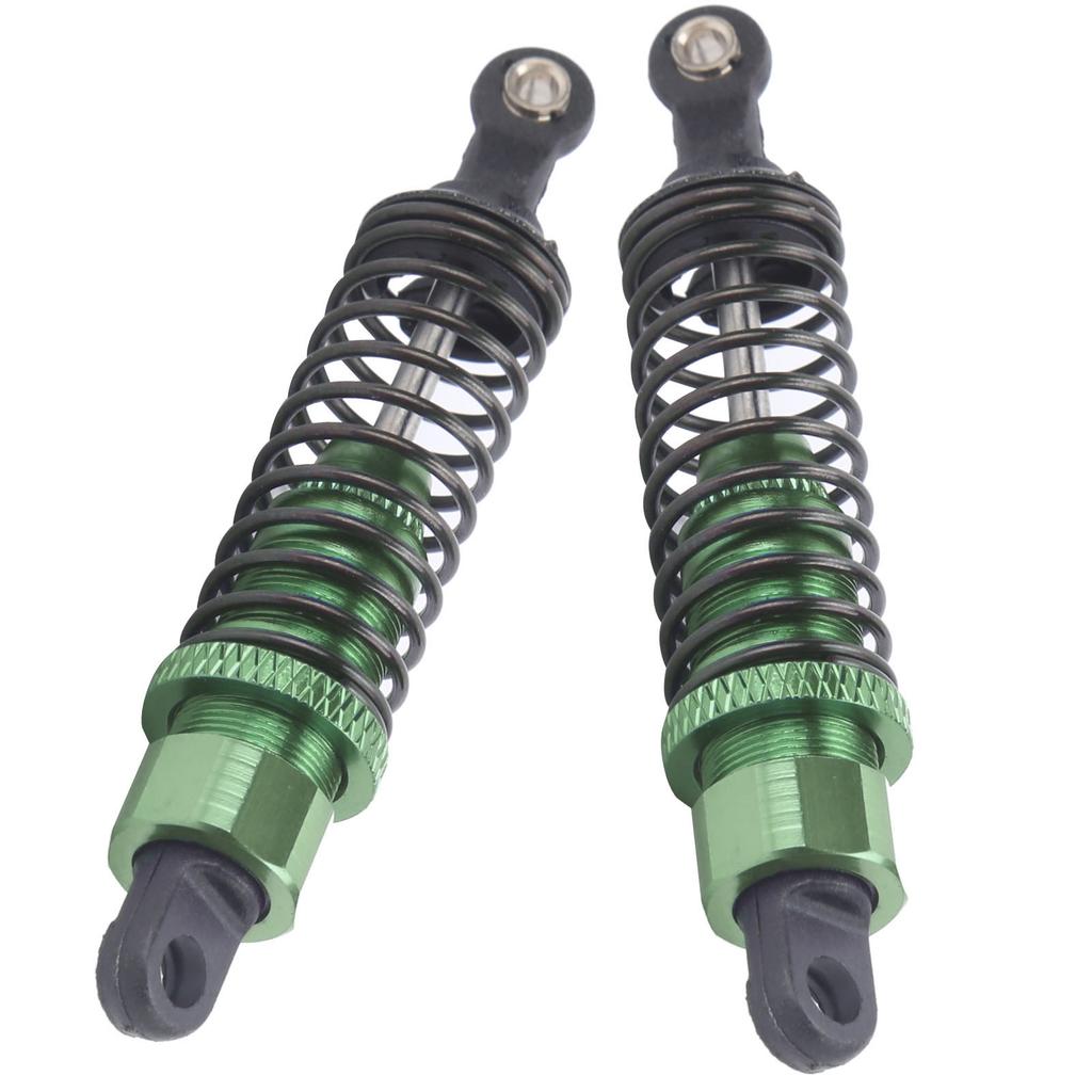 2Pcs 72mm RC Aluminium Shock Absorber Damper for TRAXXAS SLASH 2WD RC Car Upgrade PartsGreen