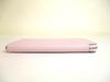Authentic HERMES Lignt Pink Veau Epson SILK\'IN LINE Round Zip Wallet Azap Long #a817  Refurbished