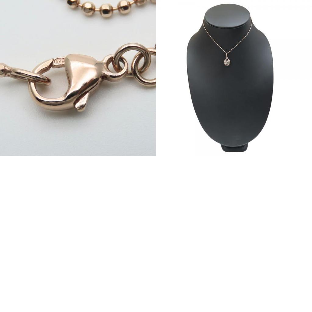 Used Folli Follie Necklace Silver925 10.2g pink Pendant