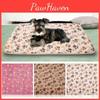 Paw Print Pet Soft Blanket Dog Cat Beds Coral Fleece Mat Warm Products Pets