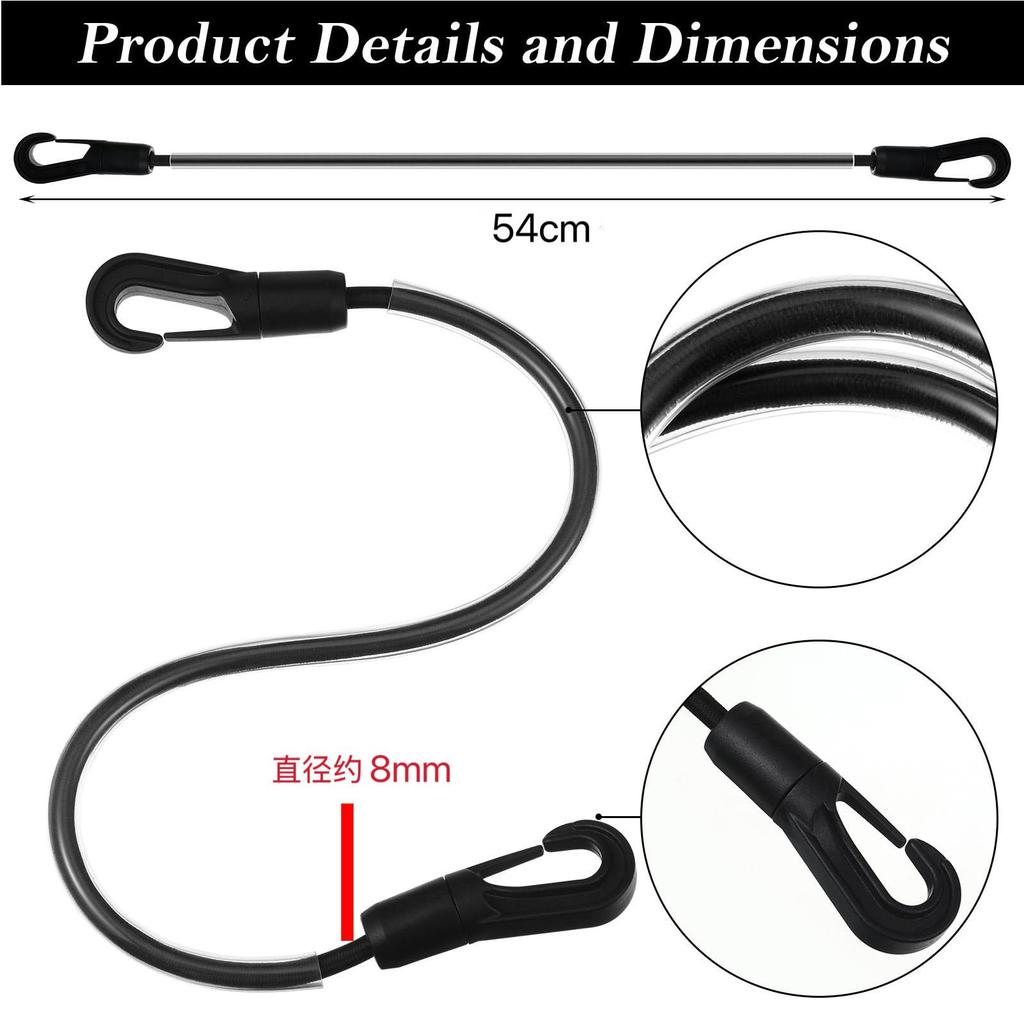 4 Stück Pferde-Beinriemen mit beidseitigem Clip 54 cm Beinriemen für Pferde-Decken Pferdepflegezubehör