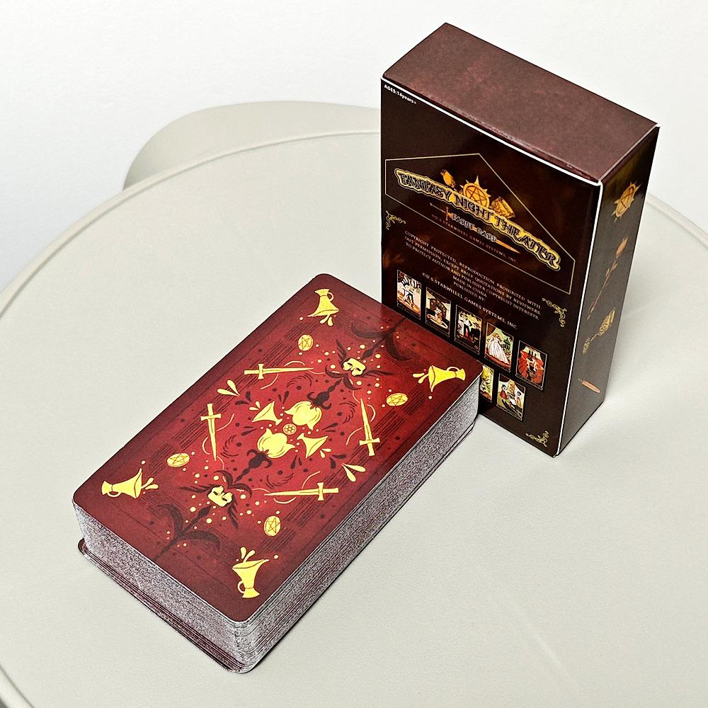 Fantasy Night Theater Tarot 78 Pcs Cartoon Tarot Cards Based on RWS 10.3*6cm