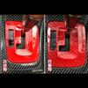 For Subaru XV Forester 13-18 LHD 1x Interior Car Carbon Fiber Gear Shift Cover Frame Sticker