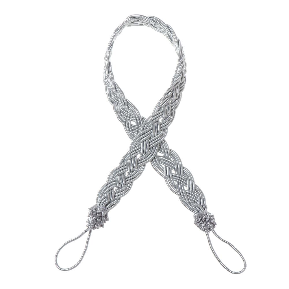 Practical Modern Hold Braided Tiebacks Tie Backs Curtain Holder Rope Satin Voile Strap