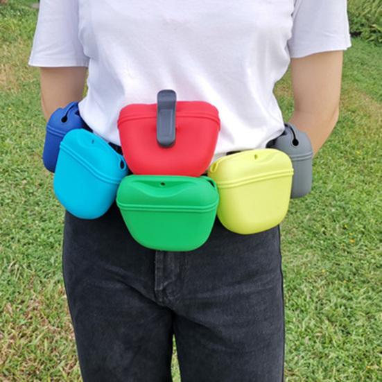 Yousheng 650ml Dog Treat Bag with Magnetic Closure Waist Clip Large Capacity Multipurpose Pet Dog Portable Training Waist Bag Outdoor
