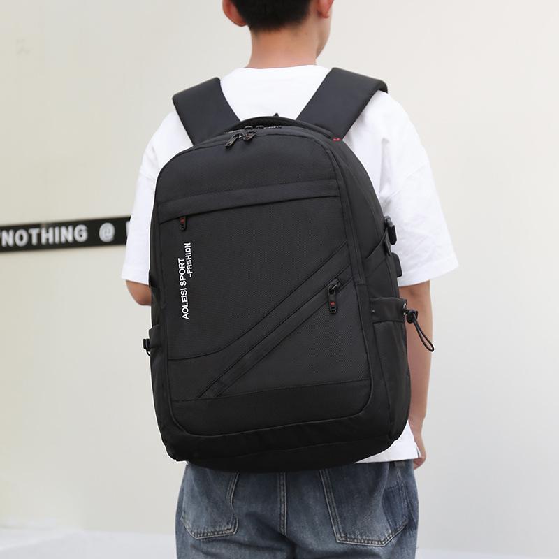

Men s Large Capacity Waterproof Laptop Backpack - Casual Business Multifunctional School Bag 49*34*21 (Medium Upgrade) чорний