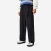 Li-Ning Water-Resistant Solid Color Loose Comfortable Wide-Leg Straight-Cut Casual Pants Men Bottoms Black AYKUA15-1