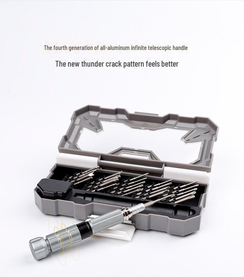 Nanqi 23-in-1 Multi-Purpose S2 Steel Screwdriver Set for Electronic Repairs