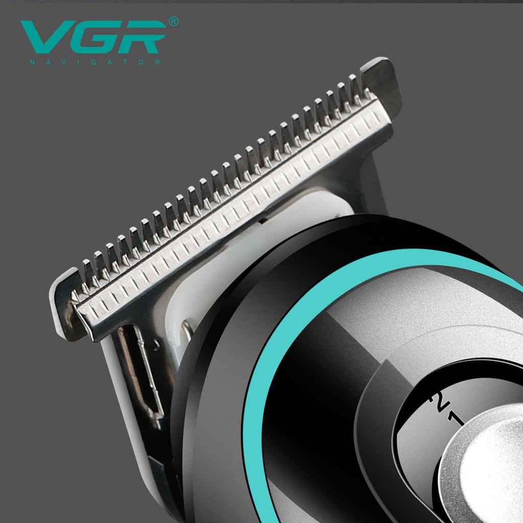 2026 VGR 055 Electric Hair Clipper Household Convenient Electric Push Cutting Oil Head Carving Stainless Steel Knife Head Hair Clipper Shape Carving