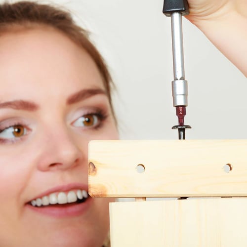 Amartisan Hex Head Allen Wrench Drill Bit Set, Metric and SAE S2 Steel Hex Bit Set, 1 Inch Long