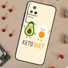 Cute Avocado Fruits Case For Xiaomi 14 13 11T 12T 13T Pro 12 Lite POCO X6 X3 X4 X5 M6 Pro M5s F3 F5 Pro Cover
