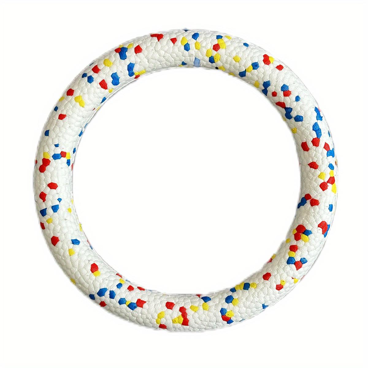 

1 шт. прочное кольцо для дрессировки собак - интерактивный летающий диск для всех пород, устойчивые к жеванию игрушки для домашних животных из пенопласта, принадлежности для дрессировки собак