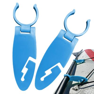 2pcs Stand Up Paddle Board Clips Double Padel Board Holder Expandable Fixing Clamps for Kayaking