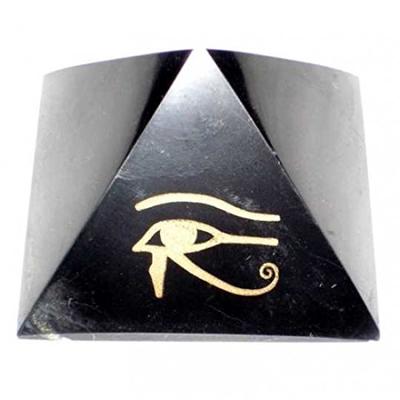 Of Shungite Pyramid 5cm "Eye Horus"