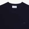 Lacoste Men's Short-Sleeve Rib Knit Twisted Yarn Crew Neck Pullover AH827E-56G166