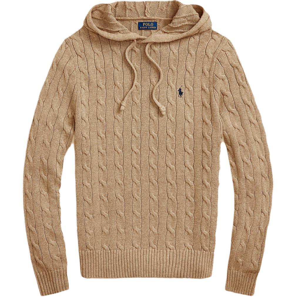 Polo Ralph Lauren Hooded Pony Embroidered Long Sleeve Pullover Sweater Men Sweater 710919224-005