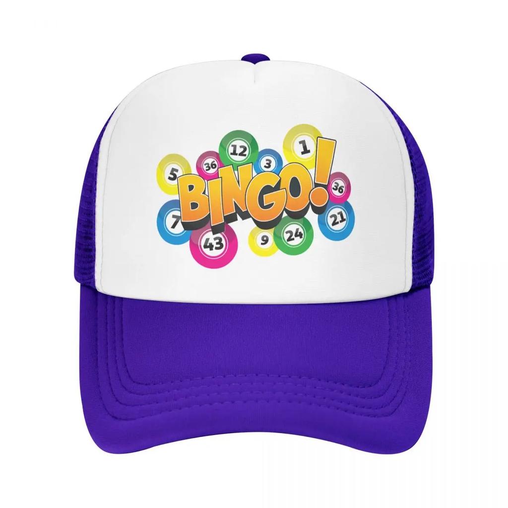 Custom Hot Game Bingo Trucker Hat for Unisex Women Adjustable Unisex Baseball Cap Outdoor Dad Hat