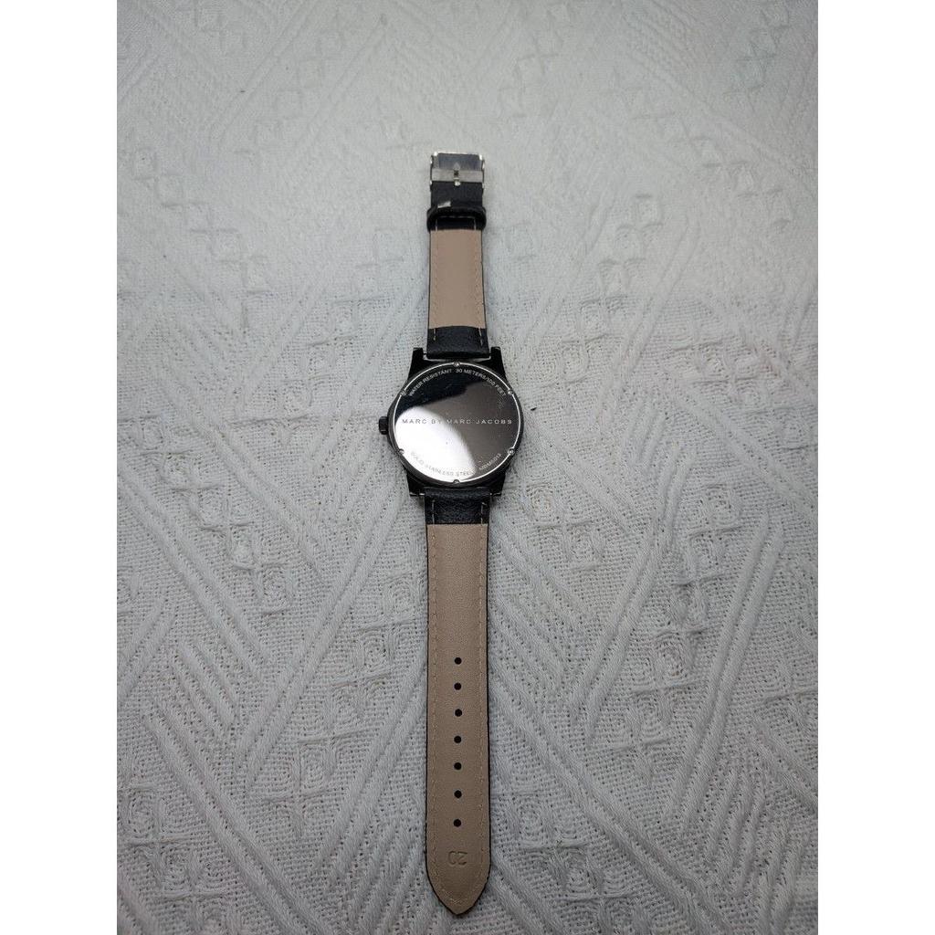 Used MARC JACOBS Marc Jacobs watch black leather belt