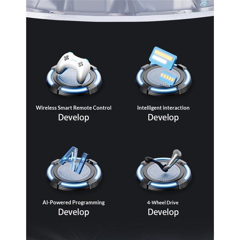 Smart Bionic Robot Dog Remote Control Electric Toy AI Programming Educational Toy For Kids Boys Birthday Gift New Arrival