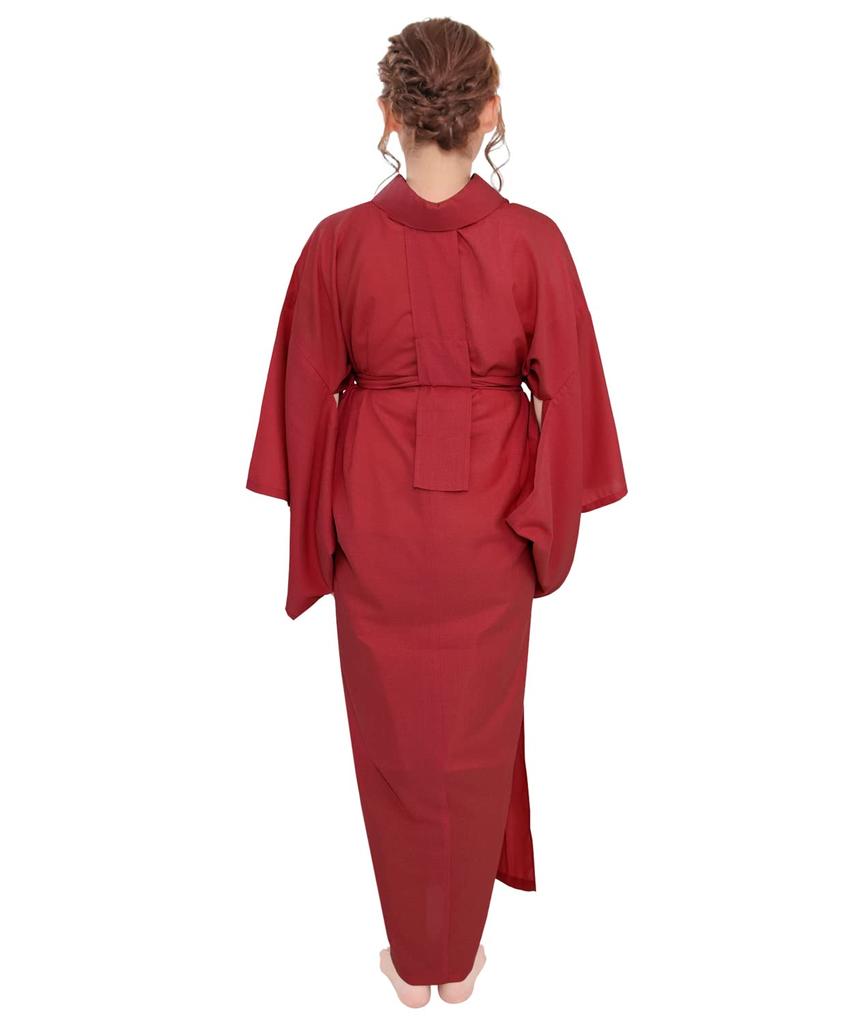 Summer Washable Nagajuban for Cool Pass [KYOETSU] [Kyouetsu] (Undergarment Kimono) - - Women's (M, Red)