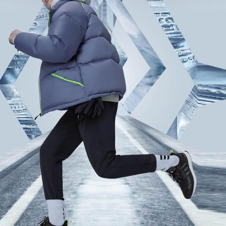 adidas Terrex Super Puffy JKT Outdoor Sports Stay Warm Stand Collar Down Jacket Royal blue Men's H20753