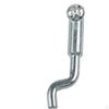 Z Bend Cable End for Mower,Replacement,Sturdy 2mm Cables Metal Compact Wire Stop Single