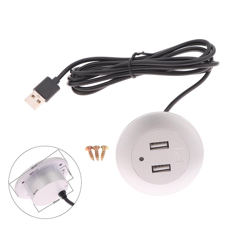 

1 шт. Разветвитель Зарядка 2/3 порта USB Настольное Встраиваемое Зарядное устройство для Мобильного телефона 2/3 USB-хаб Компьютерный стол Линия передачи данных