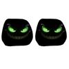Coprisedili Poggiatesta per Auto Disegnati con Audaci Faccine di Halloween Copri Poggiatesta, Tessuto Elastico Cuscino Umoristico