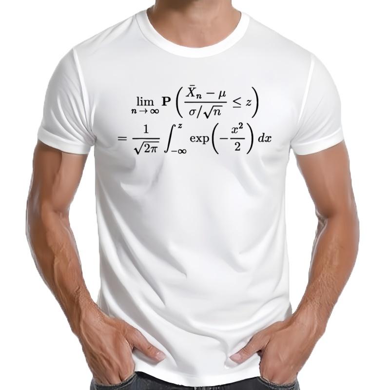 Fun Central Limit Theorem Probability Statistics Data Science T-shirts Gifts Fashion For Men Casual Sue
