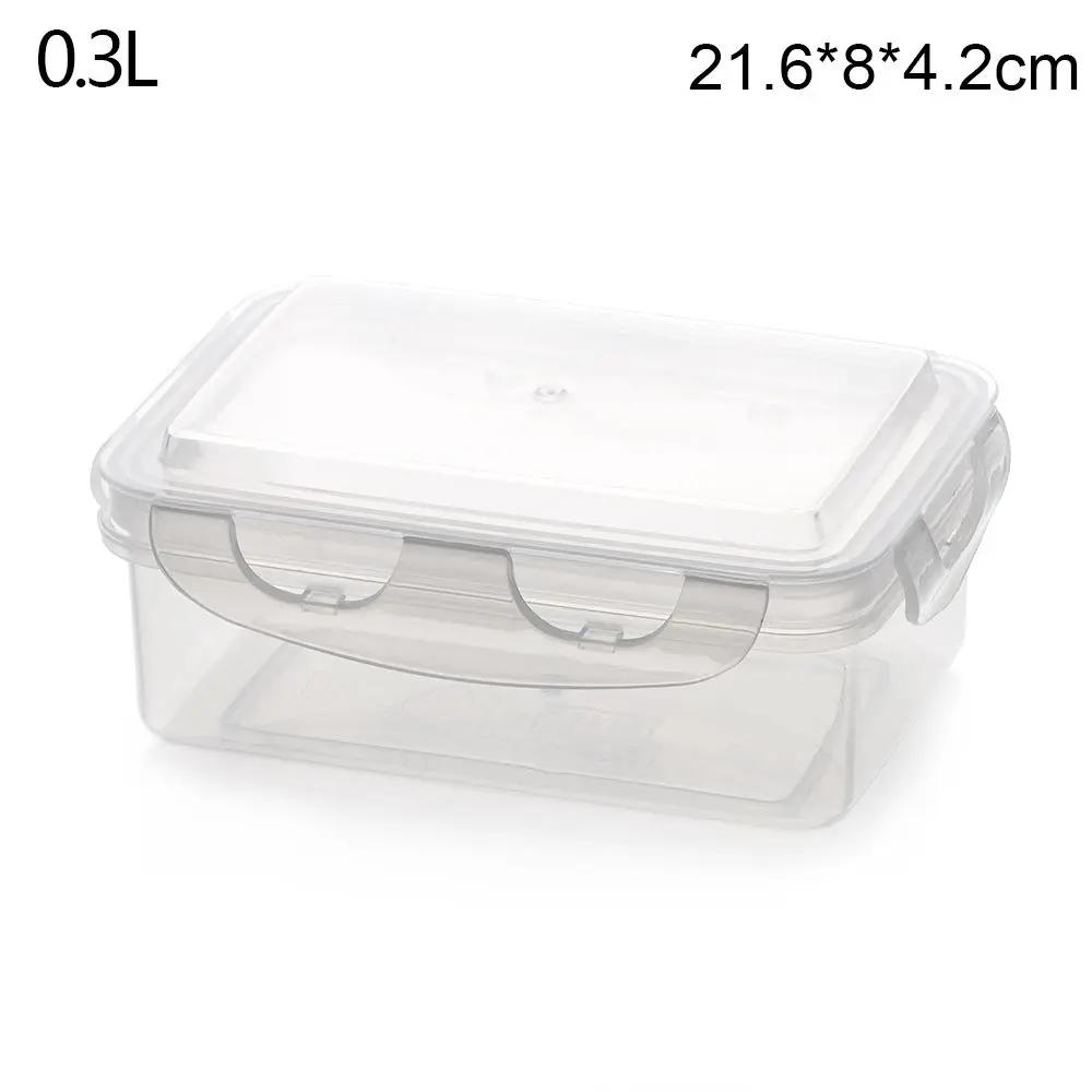 Пластиковый ланч-бокс для бенто контейнер для хранения закусок и еды для пикника коробка для обеда для детей посуда для школы посуда для кемпинга 7 размеров 1090₽