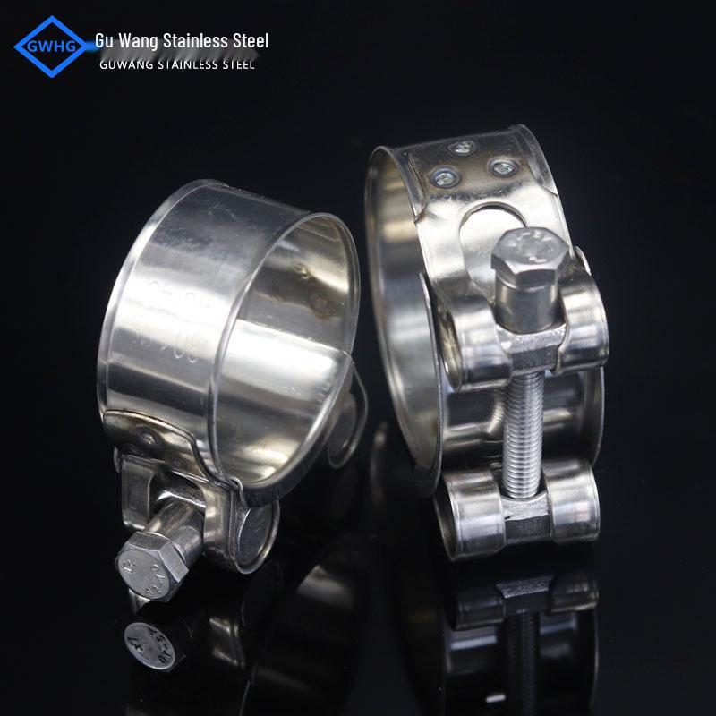 European Stainless Steel Hose Clamp - Reinforced, Strong 304/201 Steel, In Stock