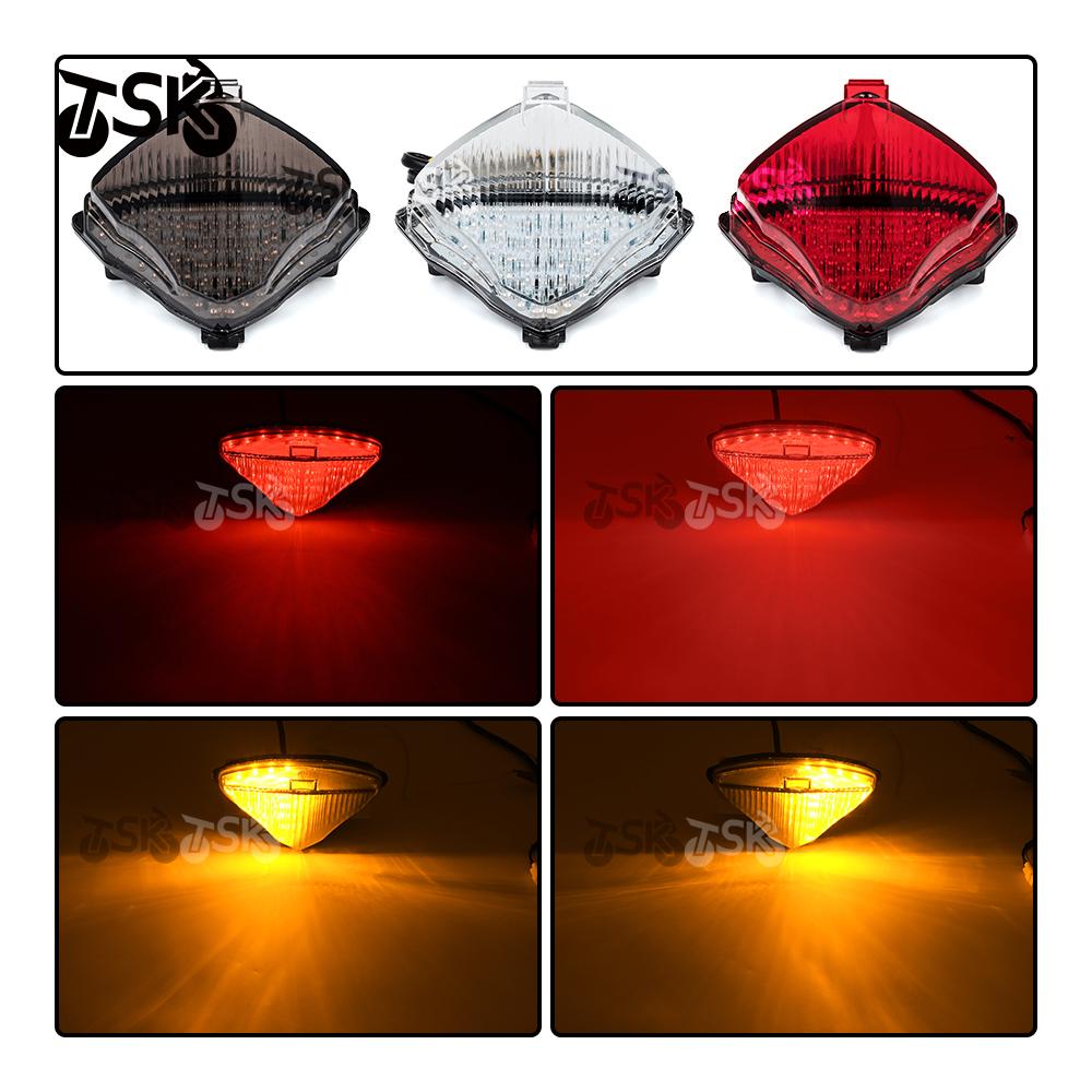 Motorcycle LED Brake Taillight Turn Signals Rear Lamp Stop Tail Light For YAMAHA YZF R1 2004 2005 2006 Motorcycle Accessories