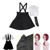 Stunning Anime Land Of The Lustrous Phosphophyllite Costume Set In Elegant Black Suit