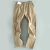 Trade Brand Discount Cut the Tag Off Men's Spring and Autumn Thin Men's Casual Trousers Linen Drape Cut the Tag Off Overplus Order Solid Color Pants