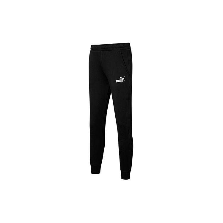 PUMA Ess Logo Pants Fl Cl Pants Black Men s 846385-01 M