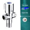 XuanYong Dual-Outlet Copper Angle Valve (2-Pack)
