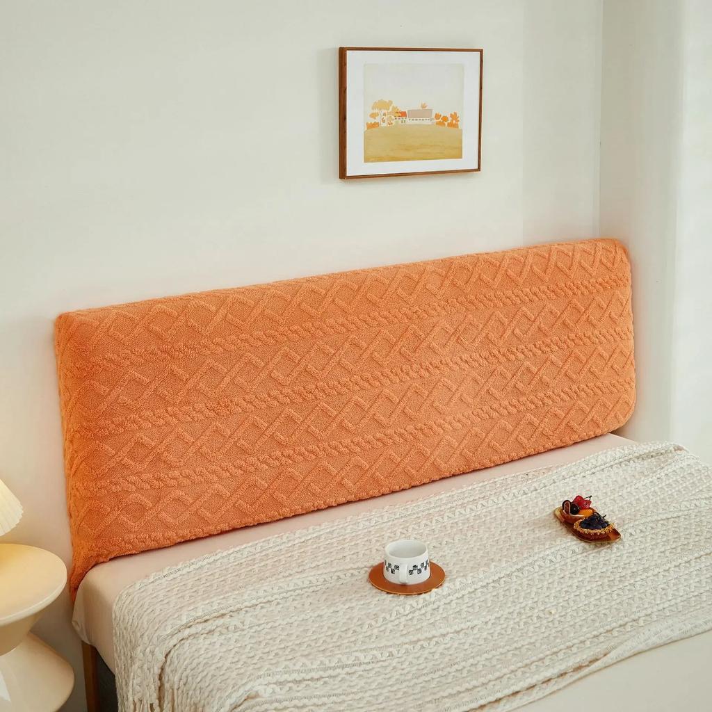 Dustproof Bed Cover Soft Touch Headboard Cover, Back Protection Elastic All Inclusive Fashionable Home Supplies