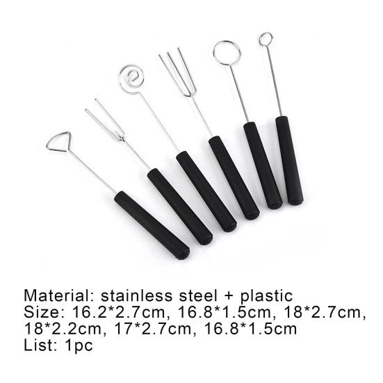 10 Fourchettes à Chocolat Inox 304 - Pour Fruits, Bonbons, DIY Chocolat - Longueur 20cm