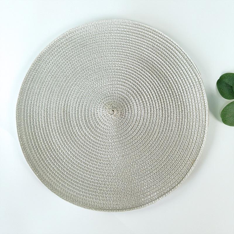 Hand-Woven Multi-Color Placemat: Insulated, Disposable, Decorative Coaster Mat