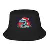 Christmas Dino Fun Christmas Comic XMAS Bucket Hat Sunscreen Visor Hat Unisex For The Sun Boonie Hats Unisexs Caps Womens