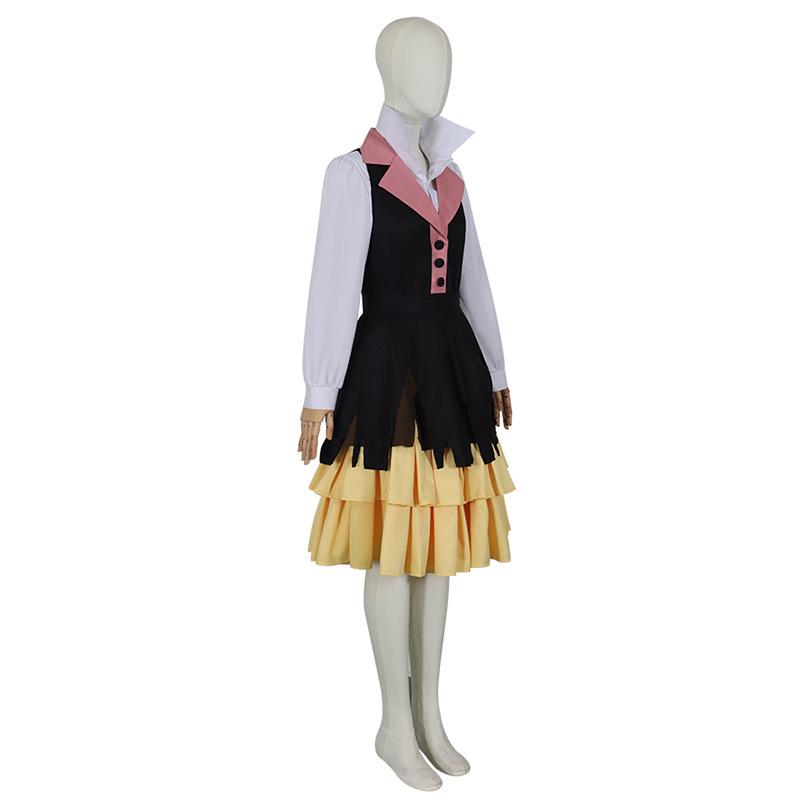 Anime Lucy Maud Montgomery Cosplay Uniform Double Ponytail Wig Women Gothic Dress Shirt Vest Skirt Outfit Halloween Party Suit