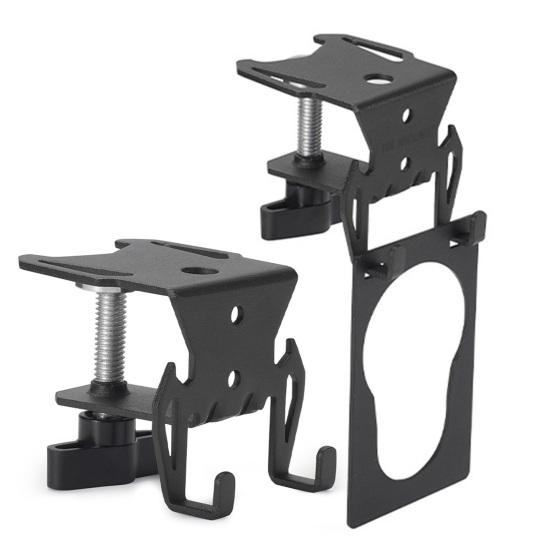 Gas Tank Hook for Camping Tables Heavy Duty Hook with Desk Clamp Stove Tank Hanger Hook for BBQ Camping Picnic