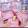 Kids' Hair Accessories & Jewelry DIY Set - Necklace, Hair Clips, Beaded Box Gift for Girls